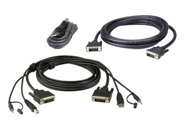 3M USB DVI-D Dual Link Dual Display Secure KVM Cable kit ATEN 2L-7D03UDX5 — для бизнеса и офиса 3M USB DVI-D Dual Link Dual Display Secure KVM Cable kit ATEN 2L-7D03UDX5 — для бизнеса и офиса
