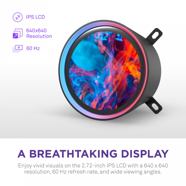 Система жидкостного охлаждения для ПК NZXT Kraken Elite 420 RGB RL-KR42E-B2 — для бизнеса и офиса Система жидкостного охлаждения для ПК NZXT Kraken Elite 420 RGB RL-KR42E-B2 — для бизнеса и офиса