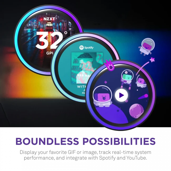 Система жидкостного охлаждения для ПК NZXT Kraken Elite 420 RGB RL-KR42E-B2 — для бизнеса и офиса Система жидкостного охлаждения для ПК NZXT Kraken Elite 420 RGB RL-KR42E-B2 — для бизнеса и офиса