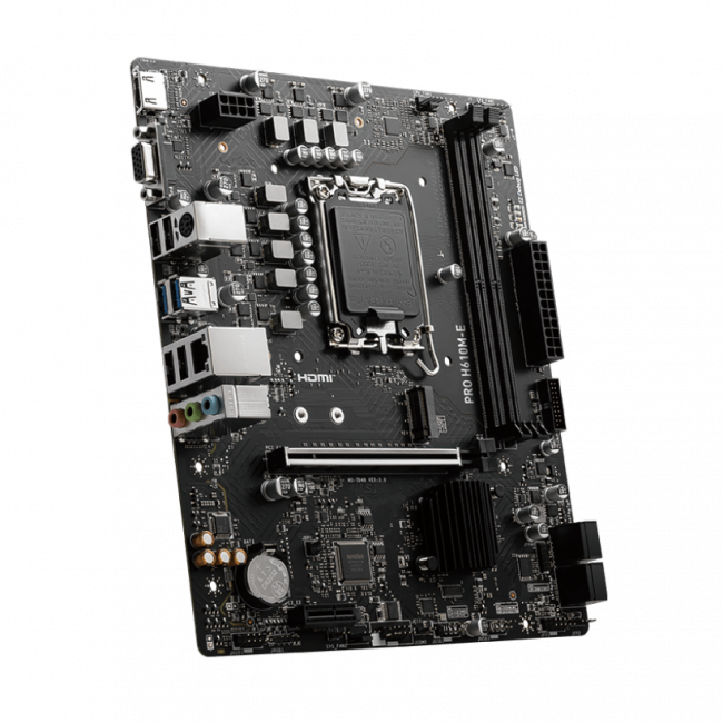 Материнская плата MSI PRO H610M-E — для бизнеса и офиса Материнская плата MSI PRO H610M-E — для бизнеса и офиса