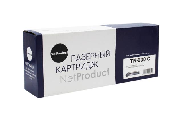 Тонер-картридж NetProduct (N-TN-230C) для Brother HL-3040CN/3070CW/MFC9010CN, C, 1,4K — для бизнеса и офиса Тонер-картридж NetProduct (N-TN-230C) для Brother HL-3040CN/3070CW/MFC9010CN, C, 1,4K — для бизнеса и офиса