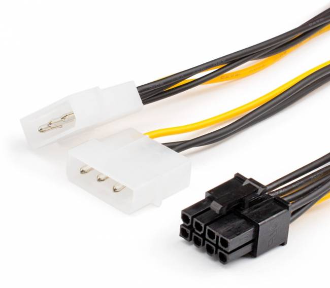 Кабель (Video power) 8 pin to 2 molex ATcom 8-pin - 2 x Molex — для бизнеса и офиса Кабель (Video power) 8 pin to 2 molex ATcom 8-pin - 2 x Molex — для бизнеса и офиса