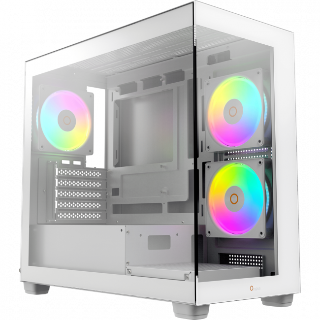 Корпус ПК без блока питания Ocypus Gamma-C52-WHD300XX-GL — для бизнеса и офиса