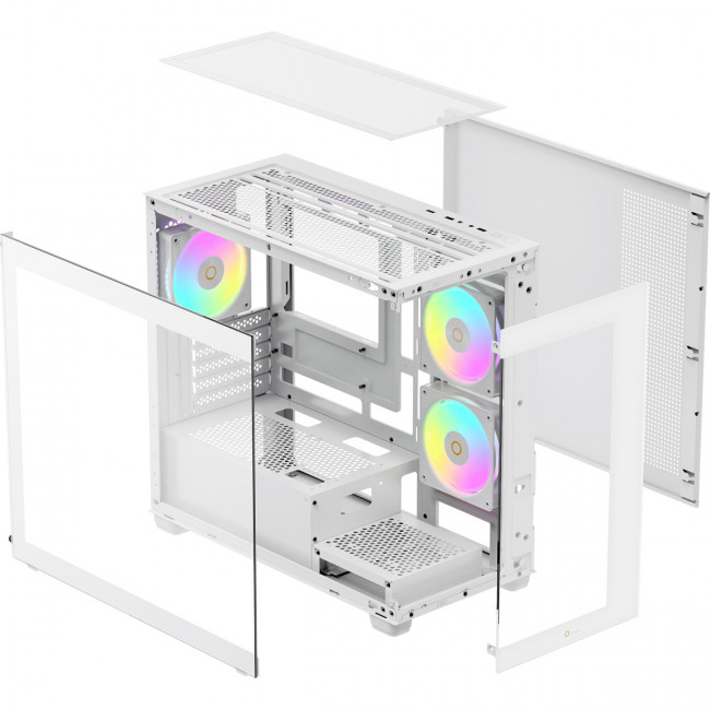 Корпус ПК без блока питания Ocypus Gamma-C52-WHD300XX-GL — для бизнеса и офиса