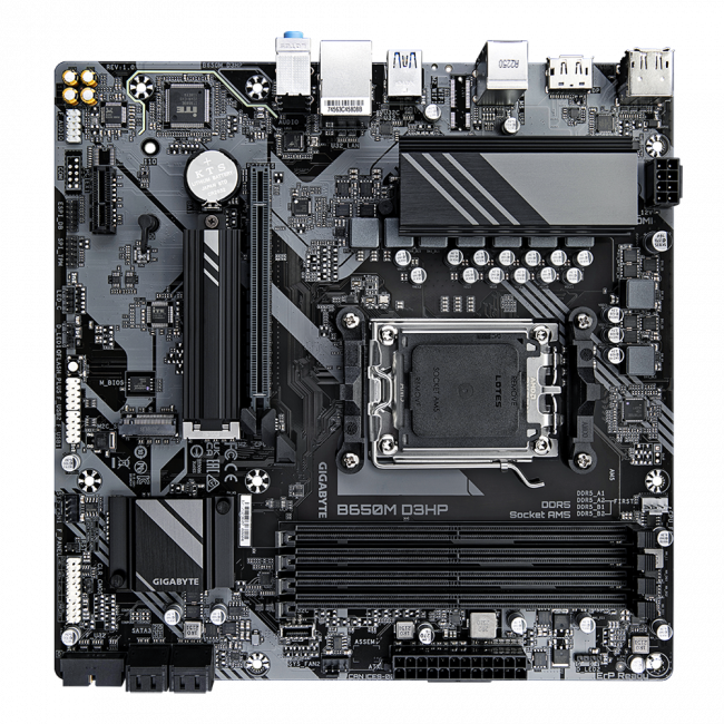 Материнская плата Gigabyte B650M D3HP — для бизнеса и офиса Материнская плата Gigabyte B650M D3HP — для бизнеса и офиса