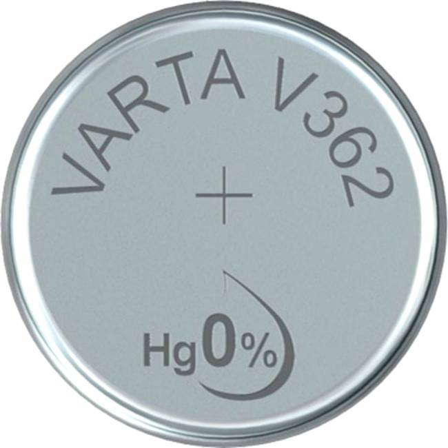Батарейка Varta 362 (SR721SW) BL1 Silver Oxide 1.55V (1/10/100) (1 шт.) Varta SILVER OXIDE SR721SW (00362101111) — для бизнеса и офиса Батарейка Varta 362 (SR721SW) BL1 Silver Oxide 1.55V (1/10/100) (1 шт.) Varta SILVER OXIDE SR721SW (00362101111) — для бизнеса и офиса