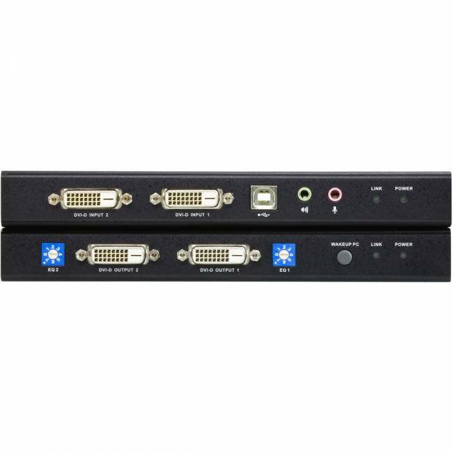 Удлинитель консоли (клав./мышь USB+DVI+аудио+RS232) на 60м ATEN CE604 — для бизнеса и офиса Удлинитель консоли (клав./мышь USB+DVI+аудио+RS232) на 60м ATEN CE604 — для бизнеса и офиса
