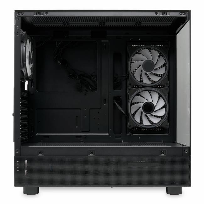 Корпус без блока питания HSPD F710-TGBK-ARGB — для бизнеса и офиса Корпус без блока питания HSPD F710-TGBK-ARGB — для бизнеса и офиса