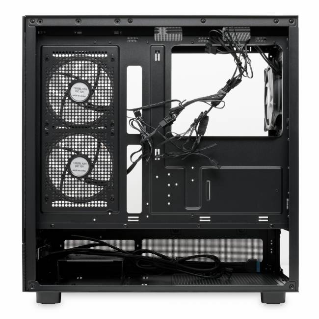 Корпус без блока питания HSPD F710-TGBK-ARGB — для бизнеса и офиса Корпус без блока питания HSPD F710-TGBK-ARGB — для бизнеса и офиса