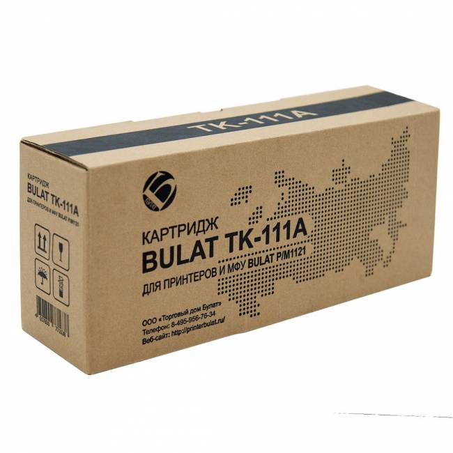 Тонер-картридж оригинальный, емкость 1500 листов BULAT TK-111A (AFBT0M1121010) — для бизнеса и офиса Тонер-картридж оригинальный, емкость 1500 листов BULAT TK-111A (AFBT0M1121010) — для бизнеса и офиса