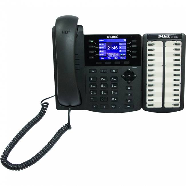 Телефон D-Link DPH-150S/F5B — для бизнеса и офиса Телефон D-Link DPH-150S/F5B — для бизнеса и офиса
