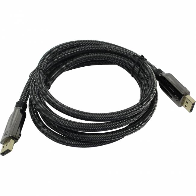 Кабель Vention DisplayPort v1.4 20M/20M - 2м Кабель Vention DisplayPort(m)/DisplayPort(m) - 2 м (HCABH) — для бизнеса и офиса