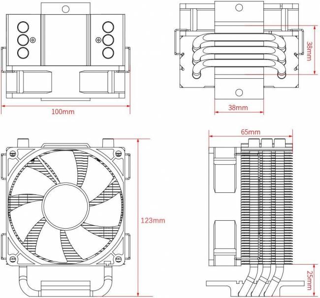 Устройство охлаждения(кулер) ID-COOLING SE-903-XT BASIC — для бизнеса и офиса Устройство охлаждения(кулер) ID-COOLING SE-903-XT BASIC — для бизнеса и офиса