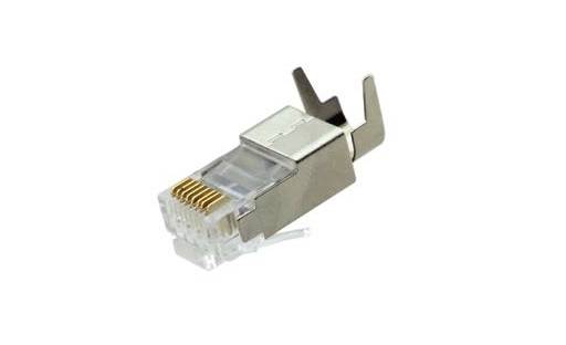 Разъемы RJ-45 для экранированной витой пары CAT6, калибр проводника 23 и 24AWG, диаметр изоляции жил до 1,5 мм Kramer CON-RJ45-2 — для бизнеса и офиса Разъемы RJ-45 для экранированной витой пары CAT6, калибр проводника 23 и 24AWG, диаметр изоляции жил до 1,5 мм Kramer CON-RJ45-2 — для бизнеса и офиса