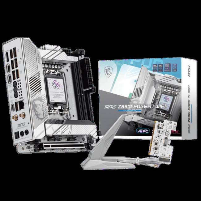 Материнская плата MSI MPG Z890I EDGE TI WIFI — для бизнеса и офиса Материнская плата MSI MPG Z890I EDGE TI WIFI — для бизнеса и офиса