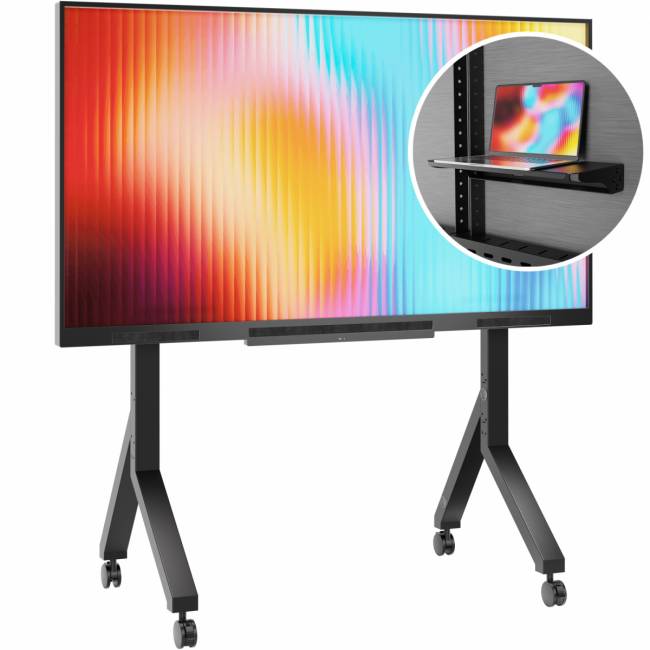 Мобильная стойка ONKRON на 1 ТВ ONKRON TS2081 BLACK — для бизнеса и офиса Мобильная стойка ONKRON на 1 ТВ ONKRON TS2081 BLACK — для бизнеса и офиса