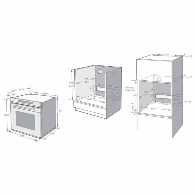 Электрический духовой шкаф KORTING Korting OKB 1331 S GNBX — для бизнеса и офиса
