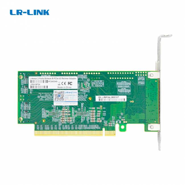 Адаптер для SSD LR-Link PCIe x16 to Two SlimSAS SFF-8654 8i LRNV9F24 — для бизнеса и офиса Адаптер для SSD LR-Link PCIe x16 to Two SlimSAS SFF-8654 8i LRNV9F24 — для бизнеса и офиса