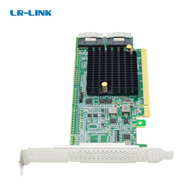 Адаптер для SSD LR-Link PCIe x16 to Two SlimSAS SFF-8654 8i LRNV9F24 — для бизнеса и офиса Адаптер для SSD LR-Link PCIe x16 to Two SlimSAS SFF-8654 8i LRNV9F24 — для бизнеса и офиса
