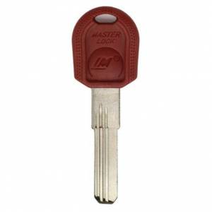 Заготовка вертикального ключа MASTER LOCK LM 3паза+змейка (29*9,1*2,7) бронь КНР