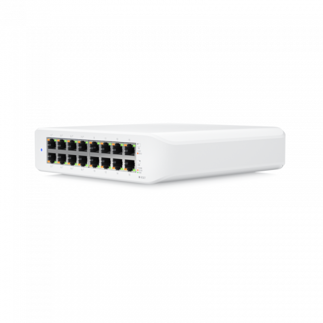 Коммутатор Ubiquiti USW-Lite-16-PoE — для бизнеса и офиса