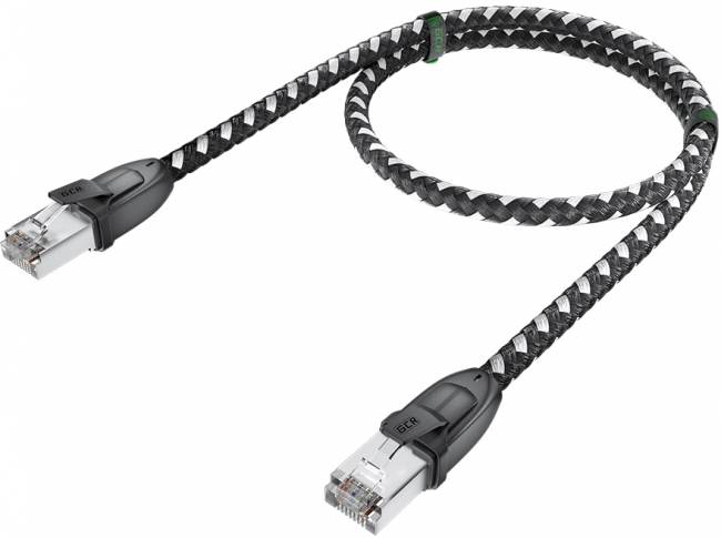 GCR Патч-корд PROF прямой 0.5m, UTP медь кат.6, STRONG черно-белый нейлон, ethernet high speed 10 Гбит/с, T568B, GCR-52775 Greenconnect RJ45(m) - RJ45(m) Cat. 6 0.5м черно-белый — для бизнеса и офиса GCR Патч-корд PROF прямой 0.5m, UTP медь кат.6, STRONG черно-белый нейлон, ethernet high speed 10 Гбит/с, T568B, GCR-52775 Greenconnect RJ45(m) - RJ45(m) Cat. 6 0.5м черно-белый — для бизнеса и офиса