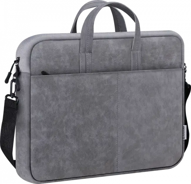 Defender Сумка для ноутбука Solid 15.6" PU кожа, серый, карман Defender 26088 — для бизнеса и офиса Defender Сумка для ноутбука Solid 15.6" PU кожа, серый, карман Defender 26088 — для бизнеса и офиса