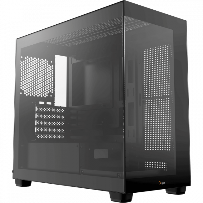 Корпус ПК без блока питания Ocypus Gamma-C52-BKD000XX-GL — для бизнеса и офиса