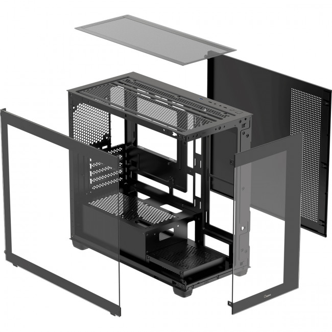Корпус ПК без блока питания Ocypus Gamma-C52-BKD000XX-GL — для бизнеса и офиса