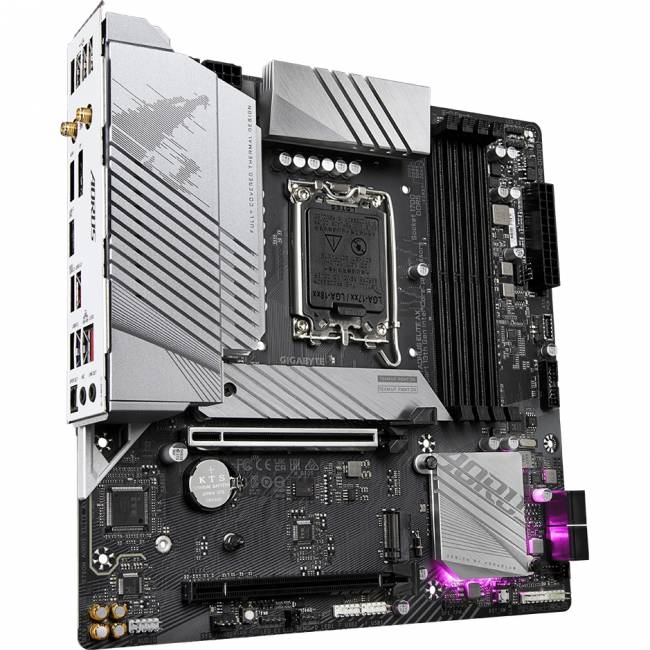 Материнская плата GigaByte B760M AORUS ELITE AX — для бизнеса и офиса Материнская плата GigaByte B760M AORUS ELITE AX — для бизнеса и офиса