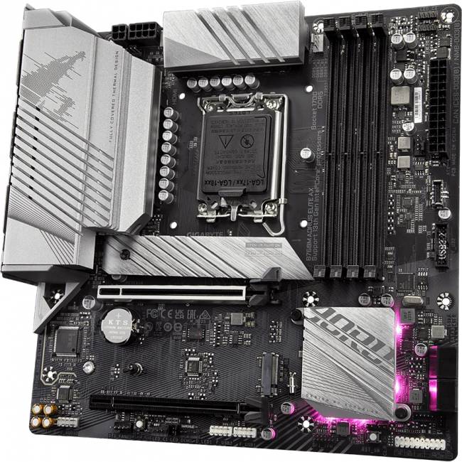 Материнская плата GigaByte B760M AORUS ELITE AX — для бизнеса и офиса Материнская плата GigaByte B760M AORUS ELITE AX — для бизнеса и офиса