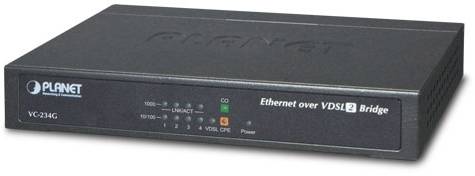VC-234G конвертер Ethernet в VDSL2, внешний БП PLANET VC-234G — для бизнеса и офиса VC-234G конвертер Ethernet в VDSL2, внешний БП PLANET VC-234G — для бизнеса и офиса