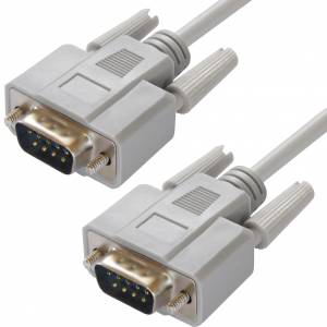 Greenconnect Кабель COM RS-232 порта соединительный 10m GCR-DB9CM2M-10m, 9M / 9M Premium, серый, пластиковый пакет Кабель Greenconnect COM RS-232 9M/RS-232 9M (GCR-DB9CM2M-10m)