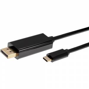Кабель-адаптер USB 3.1 Type-Cm -->DP(m) 4K@60Hz, 1,8m iOpen (Aopen/Qust) <ACU422MC-1.8M> Кабель-переходник AOpen/Qust USB 3.1 Type C M/DisplayPort M (ACU422MC-1.8M)