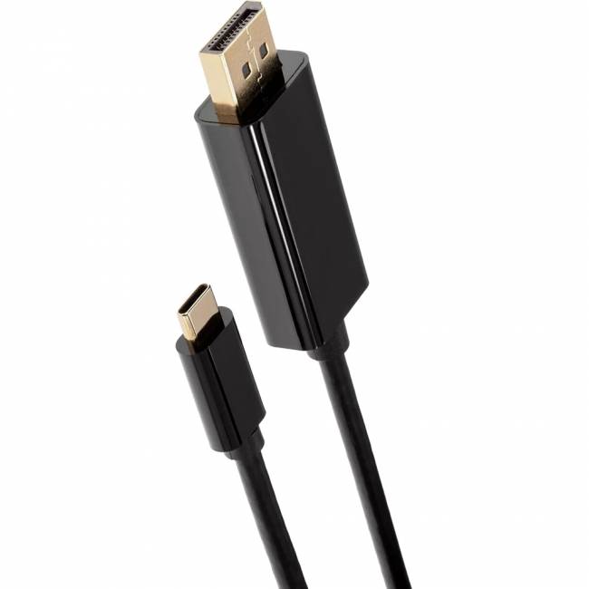 Кабель-адаптер USB 3.1 Type-Cm -->DP(m) 4K@60Hz, 1,8m iOpen (Aopen/Qust) <ACU422MC-1.8M> Кабель-переходник AOpen/Qust USB 3.1 Type C M/DisplayPort M (ACU422MC-1.8M) — для бизнеса и офиса