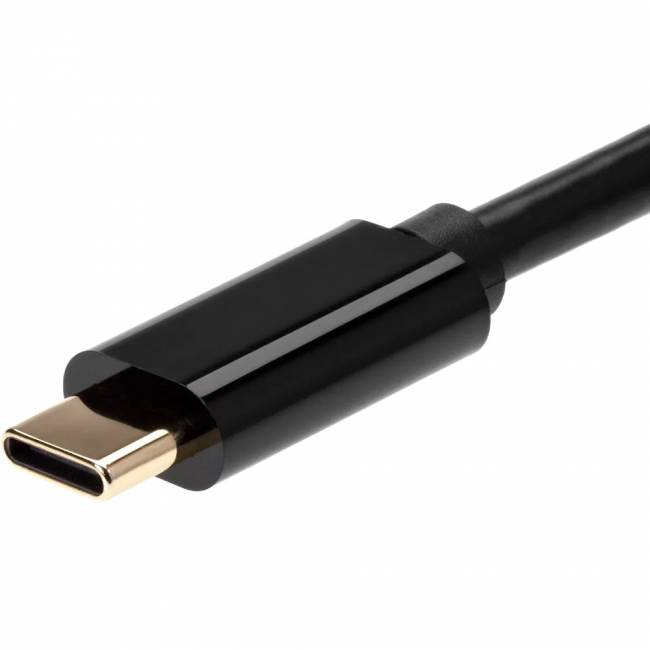 Кабель-адаптер USB 3.1 Type-Cm -->DP(m) 4K@60Hz, 1,8m iOpen (Aopen/Qust) <ACU422MC-1.8M> Кабель-переходник AOpen/Qust USB 3.1 Type C M/DisplayPort M (ACU422MC-1.8M) — для бизнеса и офиса