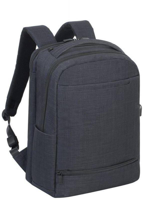 Рюкзак для ноутбука 17.3" Riva 8365 BLACK — для бизнеса и офиса Рюкзак для ноутбука 17.3" Riva 8365 BLACK — для бизнеса и офиса