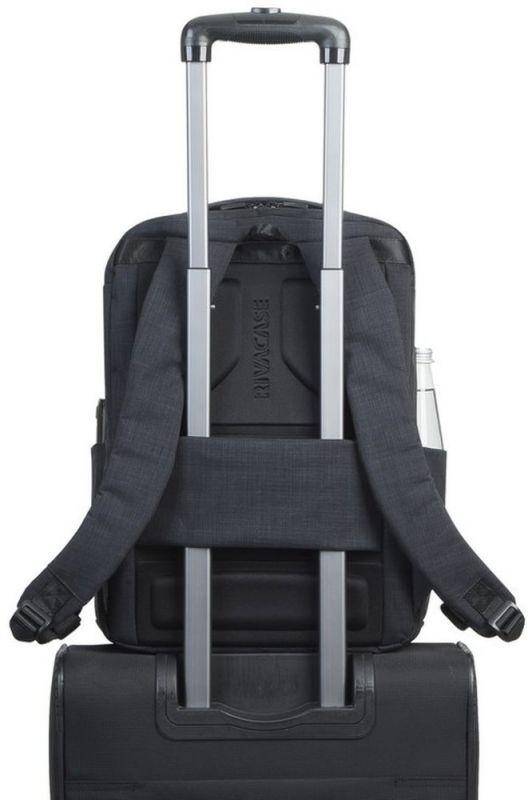 Рюкзак для ноутбука 17.3" Riva 8365 BLACK — для бизнеса и офиса Рюкзак для ноутбука 17.3" Riva 8365 BLACK — для бизнеса и офиса