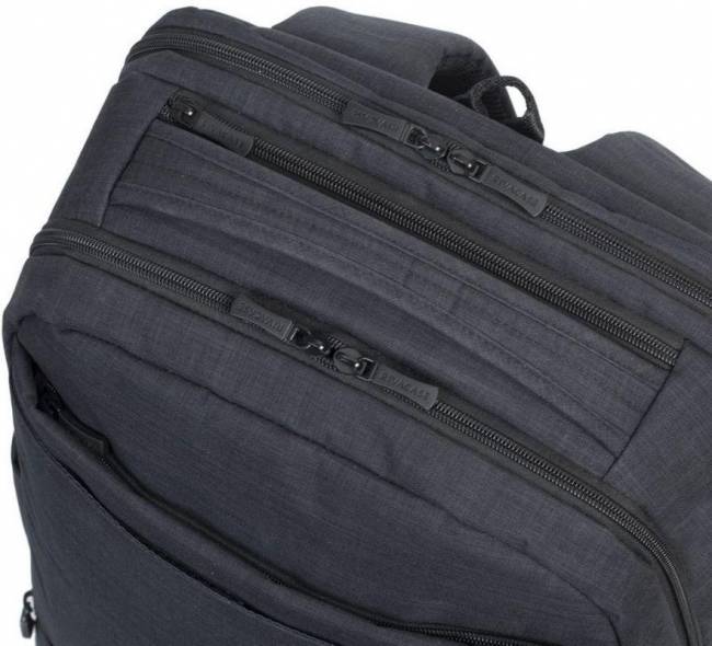 Рюкзак для ноутбука 17.3" Riva 8365 BLACK — для бизнеса и офиса Рюкзак для ноутбука 17.3" Riva 8365 BLACK — для бизнеса и офиса
