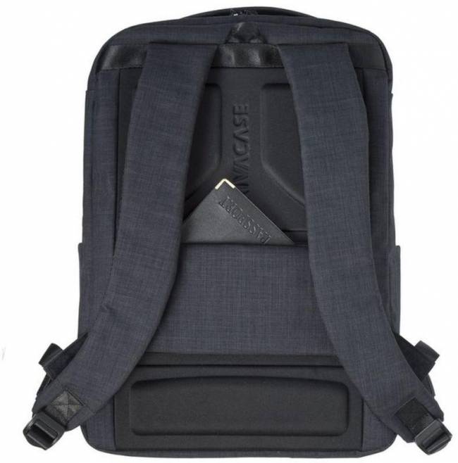 Рюкзак для ноутбука 17.3" Riva 8365 BLACK — для бизнеса и офиса Рюкзак для ноутбука 17.3" Riva 8365 BLACK — для бизнеса и офиса