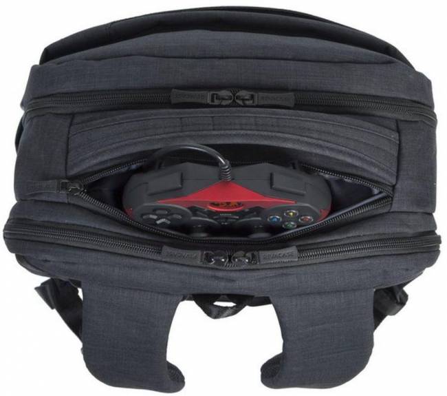 Рюкзак для ноутбука 17.3" Riva 8365 BLACK — для бизнеса и офиса Рюкзак для ноутбука 17.3" Riva 8365 BLACK — для бизнеса и офиса