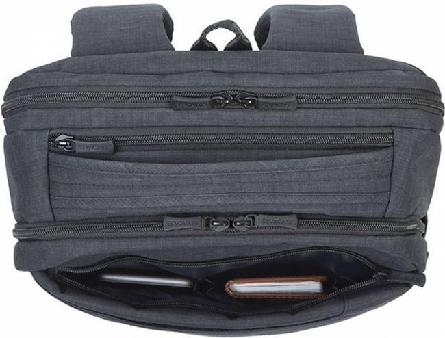 Рюкзак для ноутбука 17.3" Riva 8365 BLACK — для бизнеса и офиса Рюкзак для ноутбука 17.3" Riva 8365 BLACK — для бизнеса и офиса