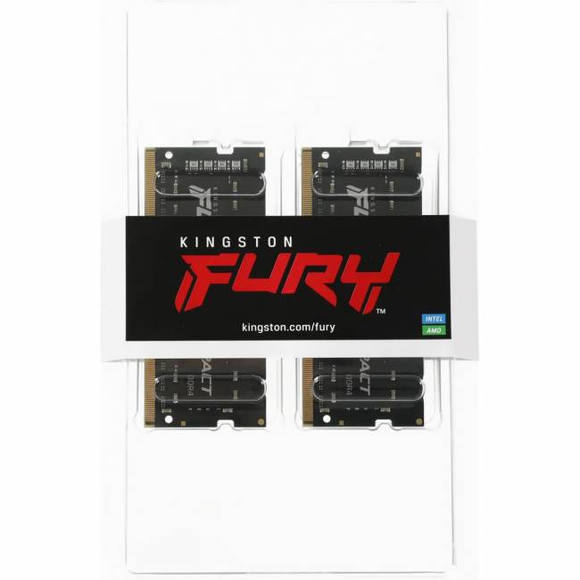 Память оперативная Kingston FURY Impact PnP KF548S38IBK2-16 — для бизнеса и офиса Память оперативная Kingston FURY Impact PnP KF548S38IBK2-16 — для бизнеса и офиса