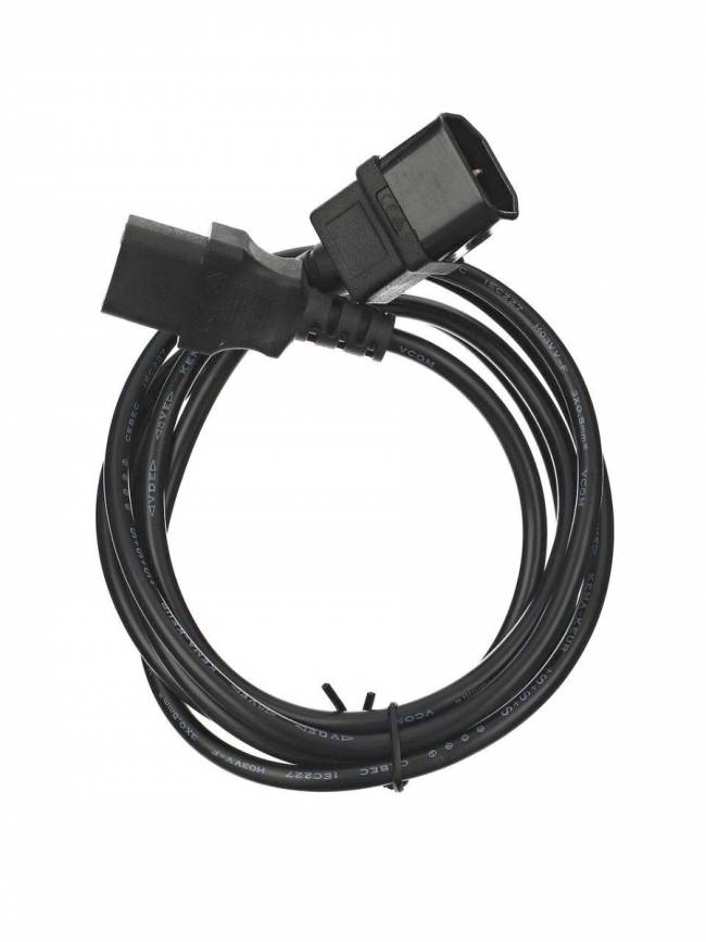 Кабель монитор - компьютер 220V (UPS -> устройство) <VDE> 3G*0.5mm2 VCOM <CE001-CU0.5-1.8>, 1.8м VCOM CE001-CU0.5-1.8M — для бизнеса и офиса