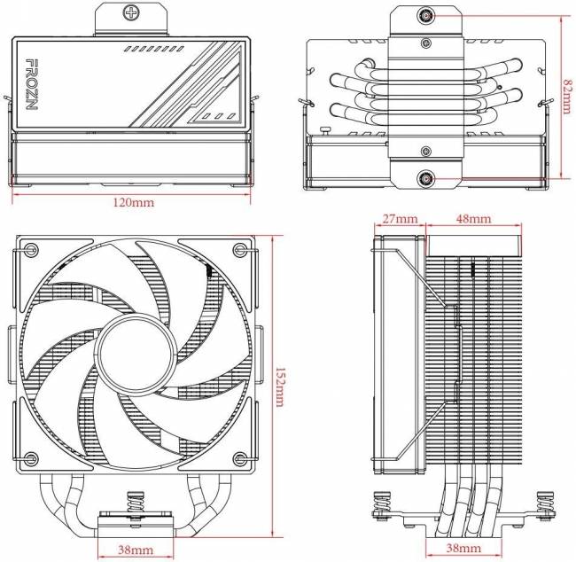 Устройство охлаждения(кулер) ID-COOLING FROZN A410 ARGB — для бизнеса и офиса Устройство охлаждения(кулер) ID-COOLING FROZN A410 ARGB — для бизнеса и офиса