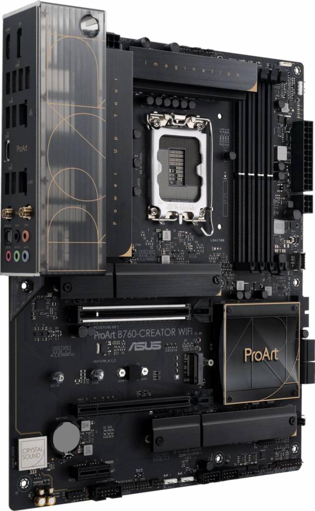 Материнская плата ASUS PROART B760-CREATOR WIFI — для бизнеса и офиса Материнская плата ASUS PROART B760-CREATOR WIFI — для бизнеса и офиса