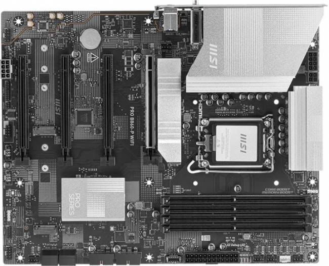 Материнская плата MSI PRO B860-P WIFI — для бизнеса и офиса Материнская плата MSI PRO B860-P WIFI — для бизнеса и офиса