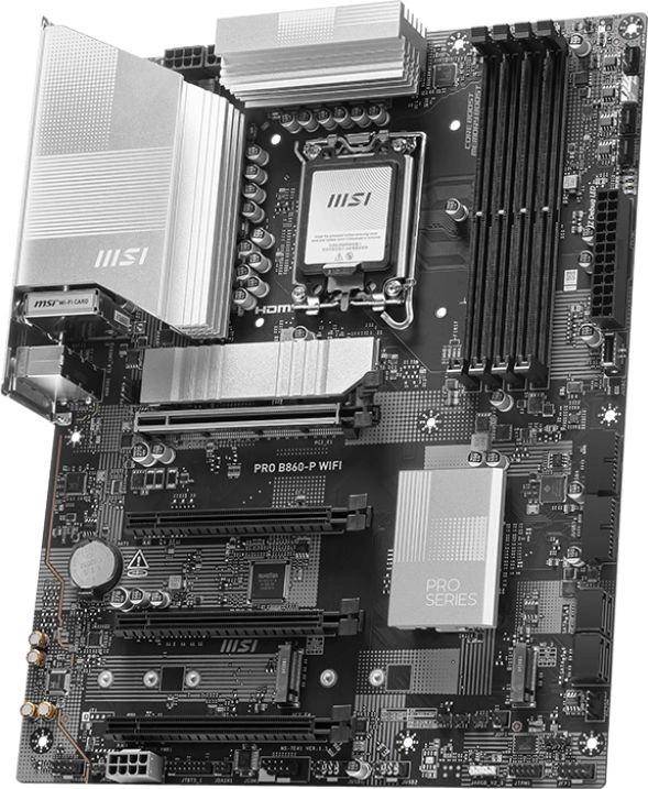 Материнская плата MSI PRO B860-P WIFI — для бизнеса и офиса Материнская плата MSI PRO B860-P WIFI — для бизнеса и офиса