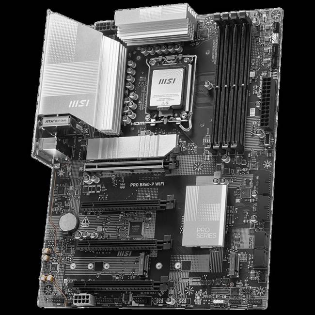 Материнская плата MSI PRO B860-P WIFI — для бизнеса и офиса Материнская плата MSI PRO B860-P WIFI — для бизнеса и офиса