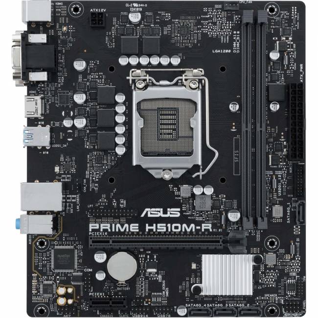 Материнская плата ASUS PRIME H510M-R-SI (90MB18C0-M0ECY0) — для бизнеса и офиса Материнская плата ASUS PRIME H510M-R-SI (90MB18C0-M0ECY0) — для бизнеса и офиса